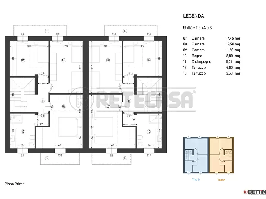 Immagine 11 di Casa bifamiliare in vendita  in via faggin a Vicenza