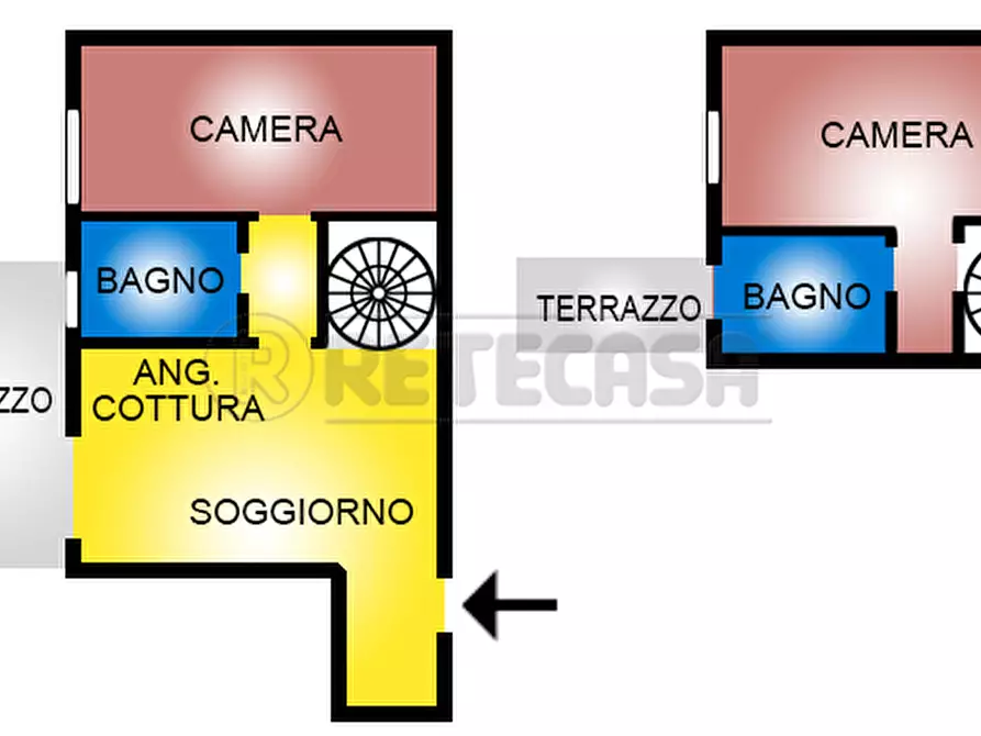 Immagine 3 di Appartamento in affitto  a Pescara