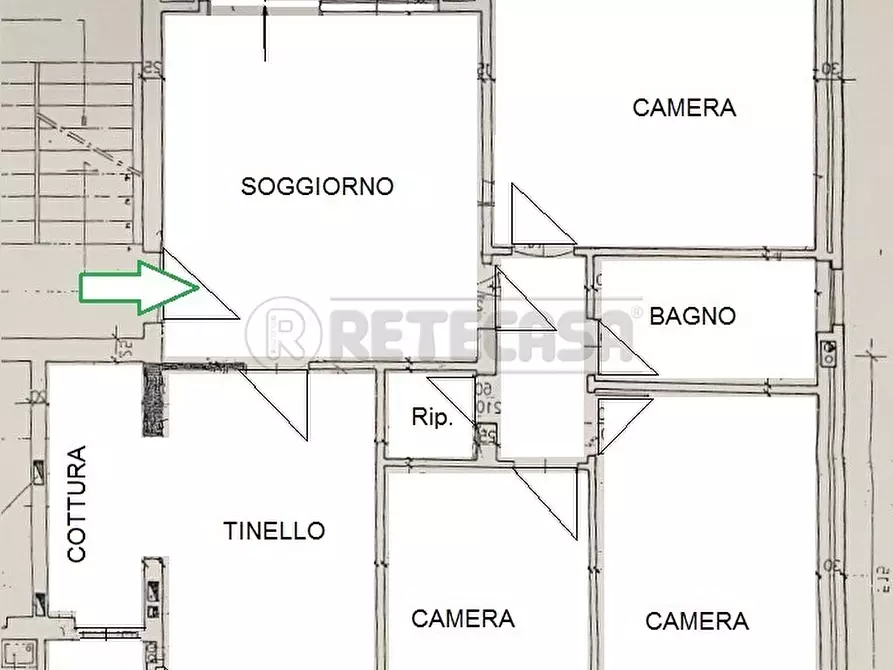 Immagine 18 di Trilocale in vendita  in Via dei Lecci a Viareggio