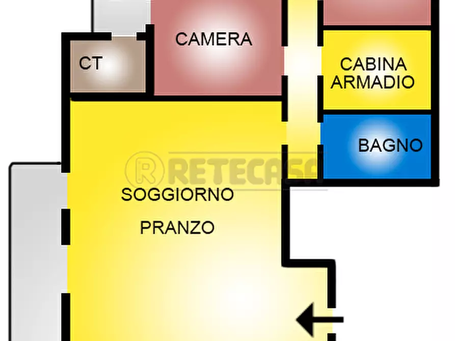 Immagine 1 di Attico in vendita  a Noale