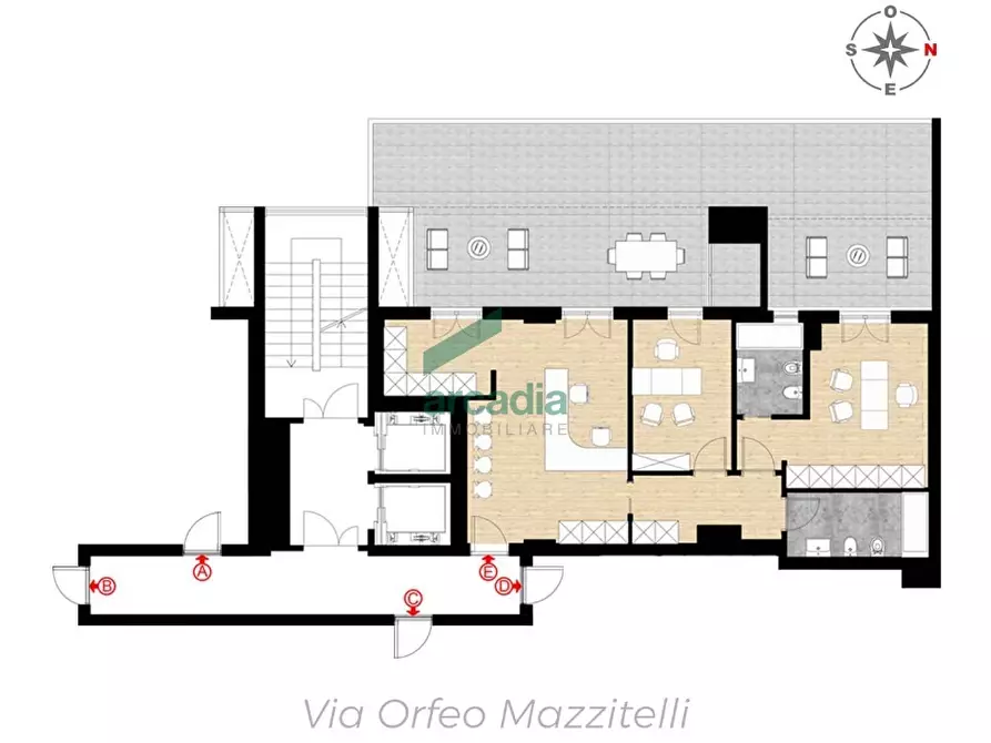 Immagine 7 di Ufficio in vendita  in Via Orfeo Mazzitelli 45 a Bari