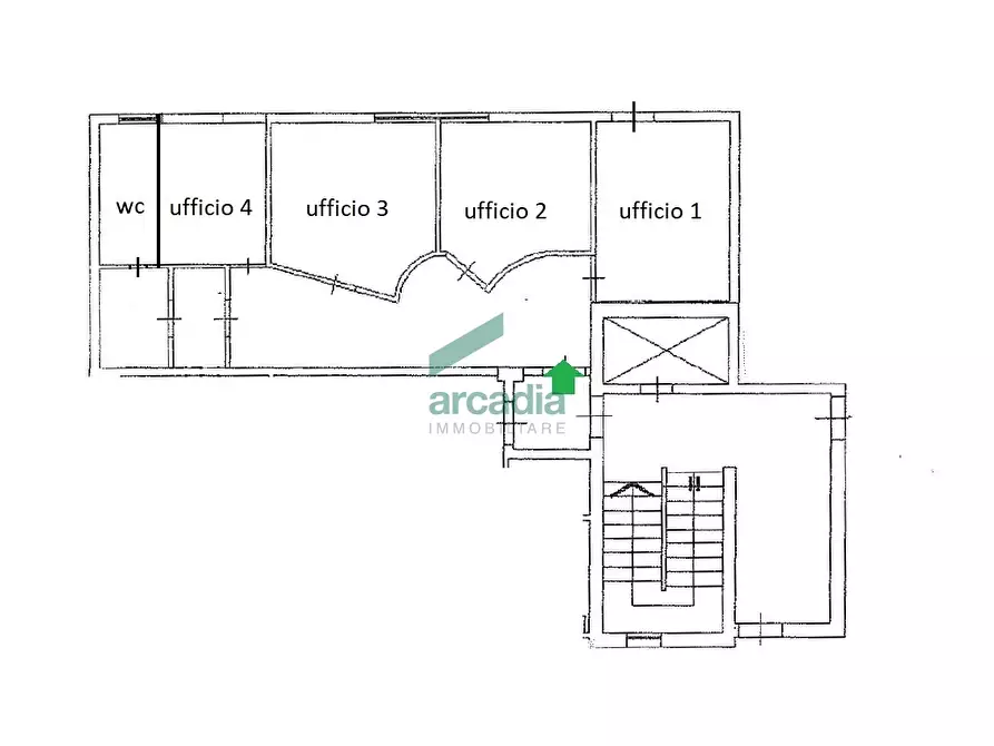 Immagine 17 di Ufficio in vendita  in Via Papa Giovanni Paolo I' 10/E a Bari