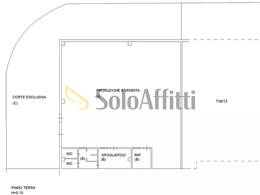 Immagine 5 di Capannone industriale in affitto  in Strada di Recentino a Terni