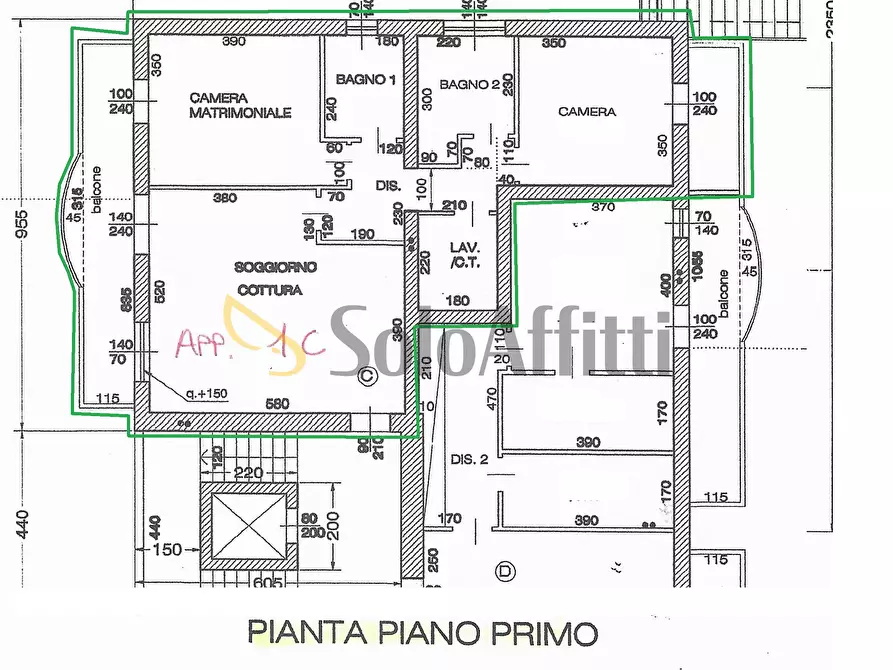 Immagine 19 di Trilocale in affitto  a Magnago