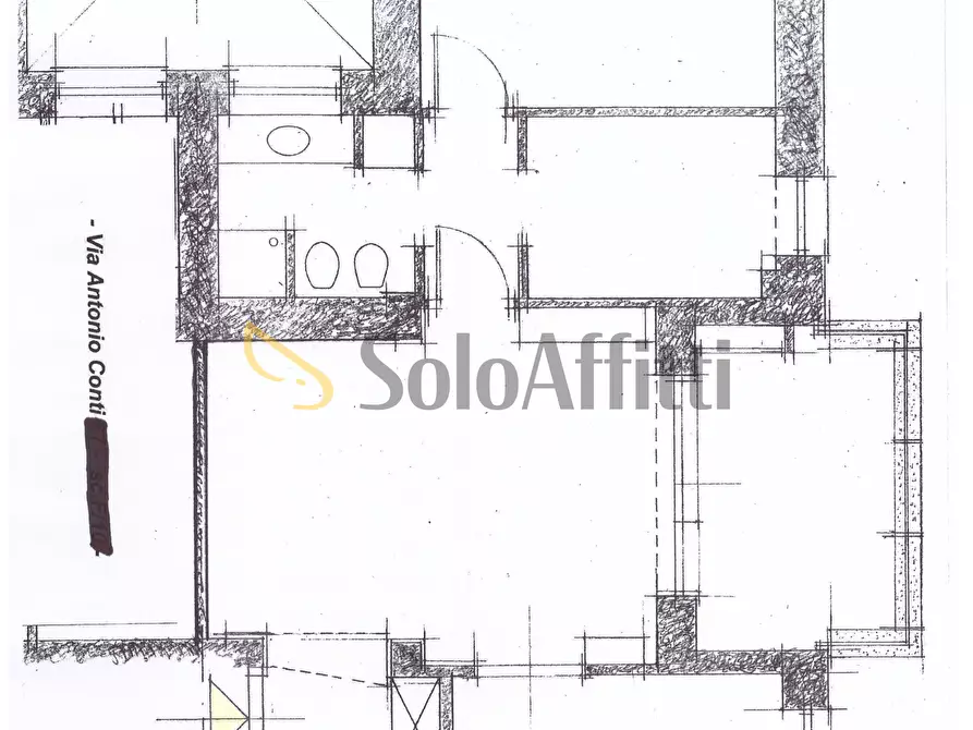 Immagine 23 di Trilocale in affitto  in Via Antonio Conti a Roma