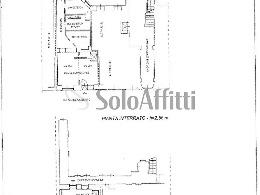 Immagine 2 di Locale commerciale in affitto  in Corso Re Umberto 46 a Torino