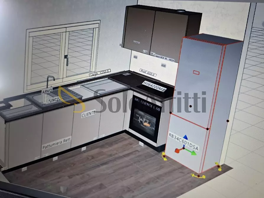 Immagine 2 di Trilocale in affitto  in Via Monte Titano 75 a Rimini