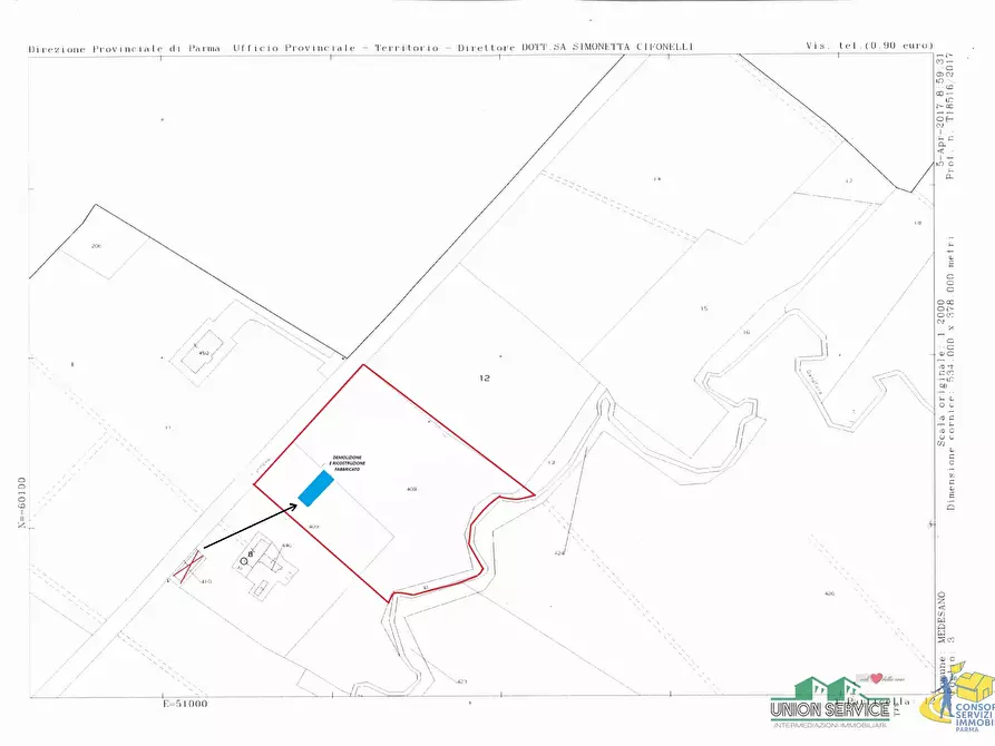 Immagine 8 di Terreno edificabile in vendita  in Strada Cornaccina 50 a Medesano