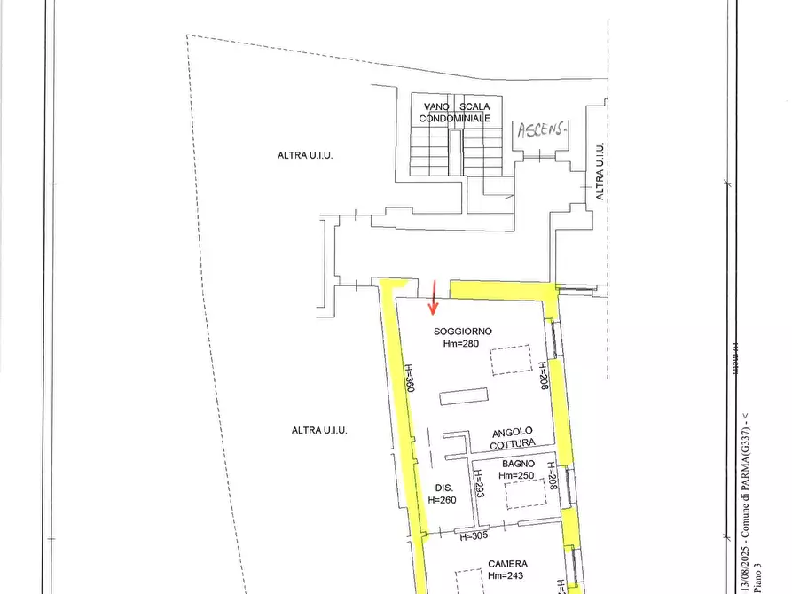 Immagine 33 di Bilocale in affitto  in Borgo Riccio da Parma 48 a Parma