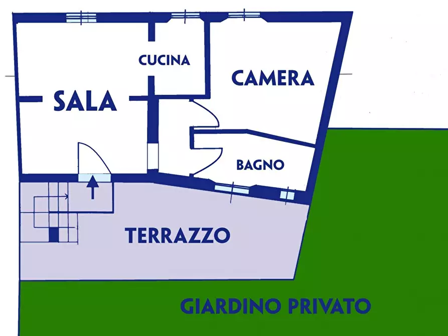 Immagine 10 di Bilocale in affitto  in Via Castiglione 51 a Bologna