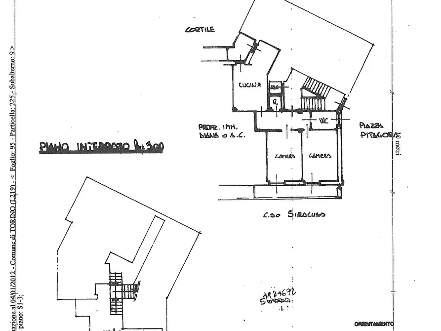 Immagine 31 di Trilocale in vendita  in Piazza Pitagora 12 a Torino