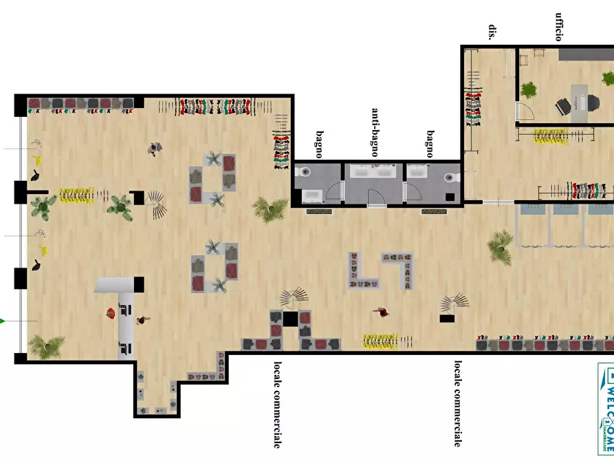 Immagine 2 di Locale commerciale in vendita  a Quartu Sant'elena