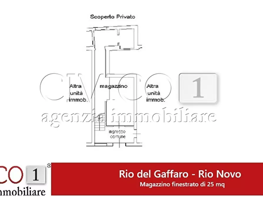 Immagine 1 di Magazzino in affitto  in Dorsoduro 3520 a Venezia