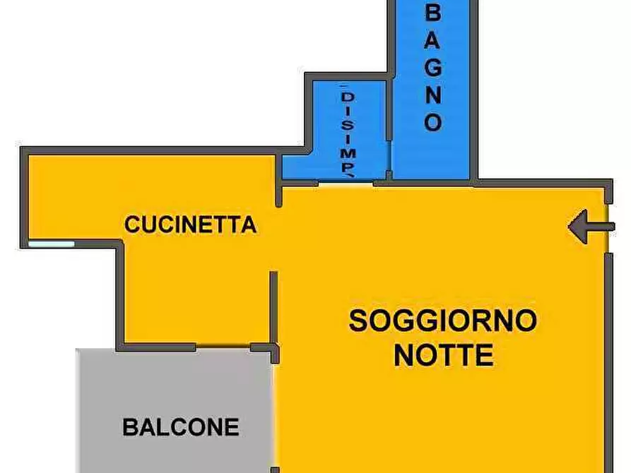 Immagine 1 di Monolocale in affitto  a Bologna