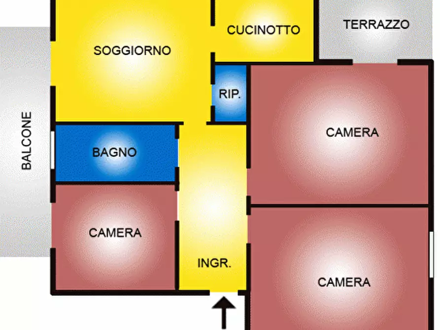Immagine 1 di Quadrilocale in affitto  a Bologna