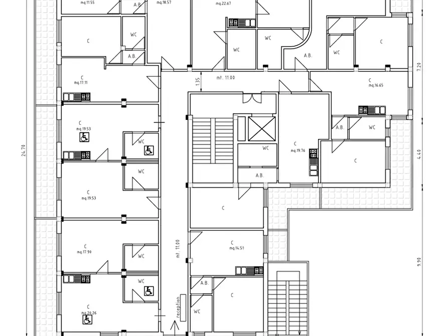 Immagine 22 di Albergo/B&B/Residence in vendita  a Alba Adriatica