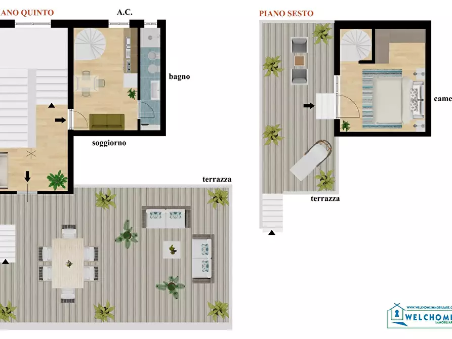 Immagine 1 di Bilocale in vendita  a Cagliari