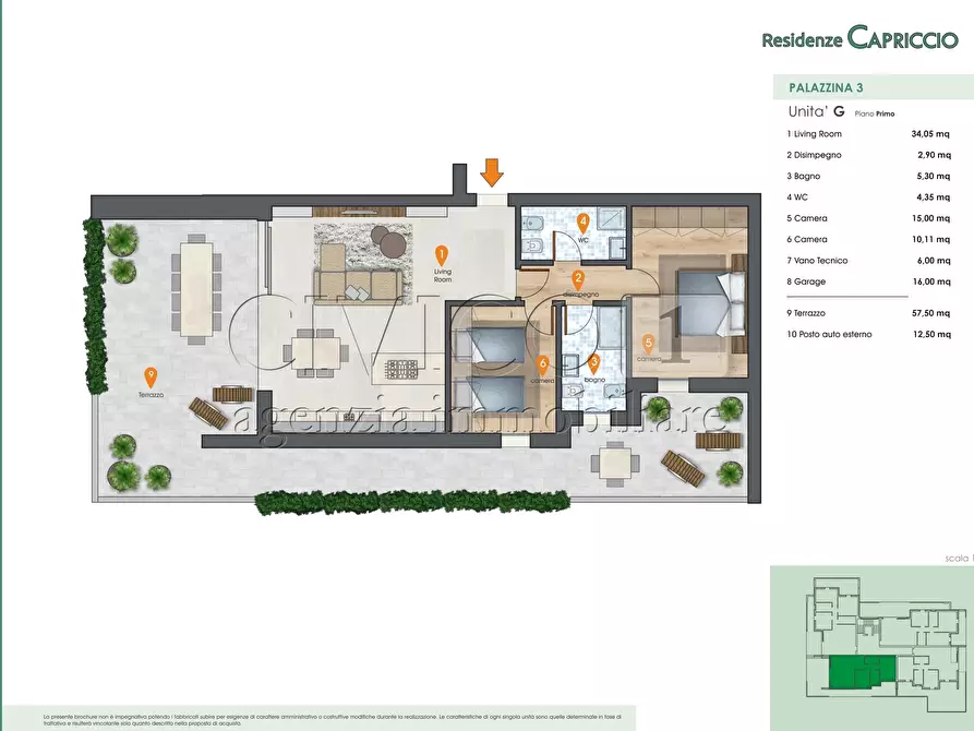 Immagine 21 di Appartamento in vendita  in Via Capriccio a Vigonza