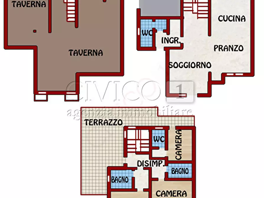 Immagine 2 di Casa bifamiliare in vendita  in via deledda 13 a Selvazzano Dentro