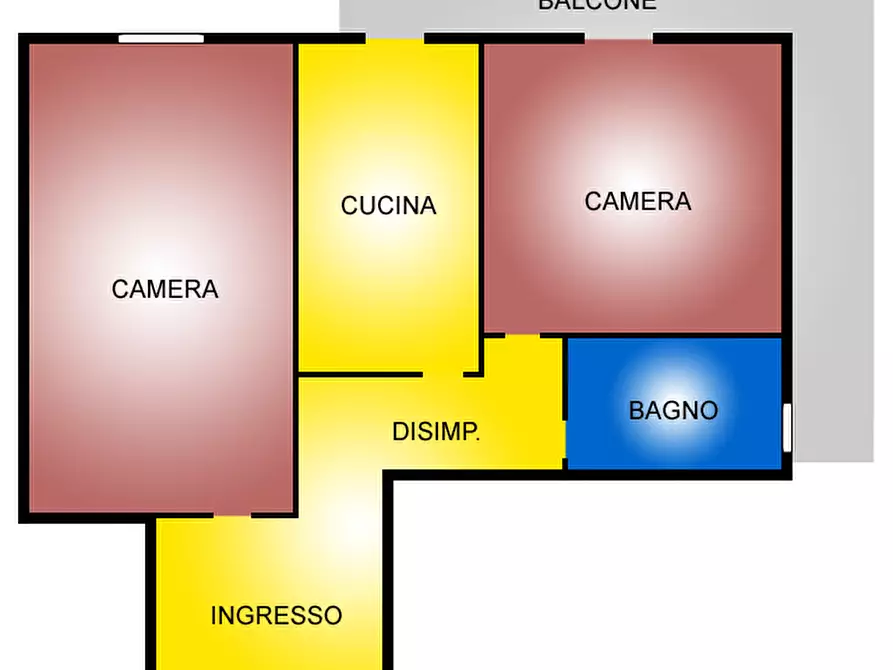 Immagine 1 di Trilocale in affitto  a Bologna