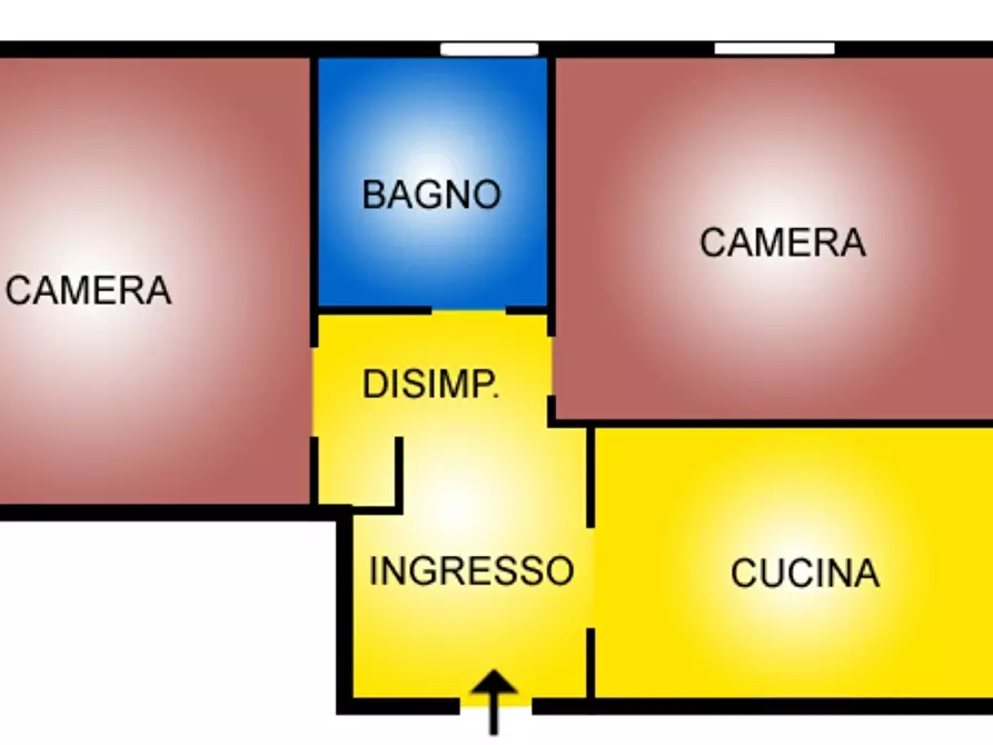 Immagine 1 di Trilocale in affitto  a Bologna