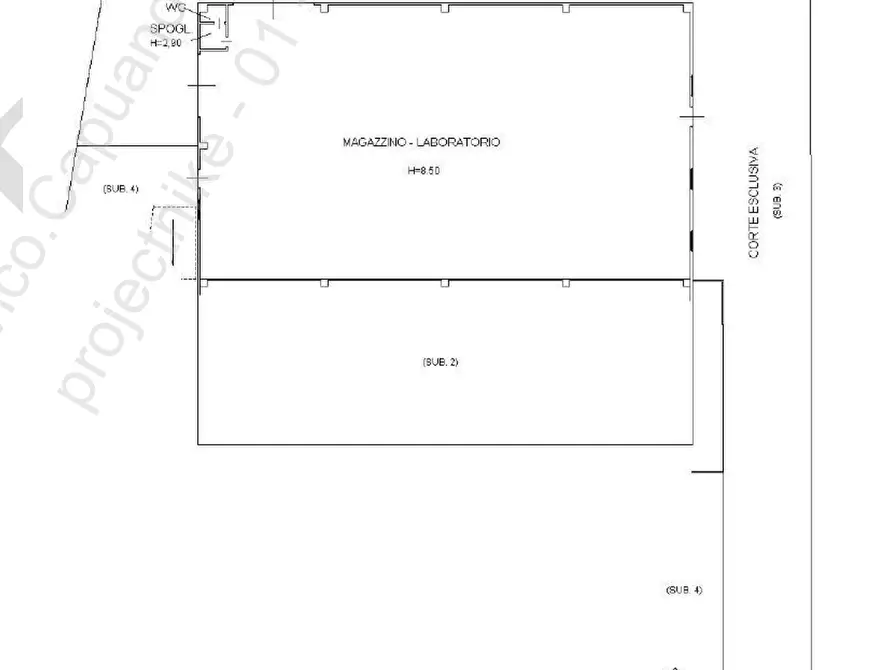 Immagine 7 di Capannone industriale in vendita  in via del Commercio 7 a Castelplanio