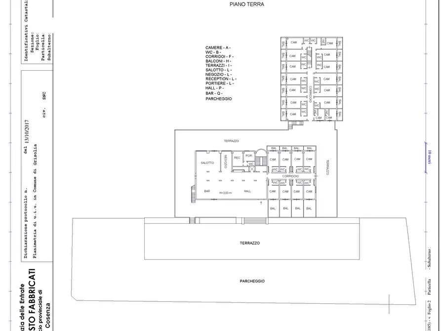 Immagine 11 di Albergo/B&B/Residence in vendita  a Grisolia