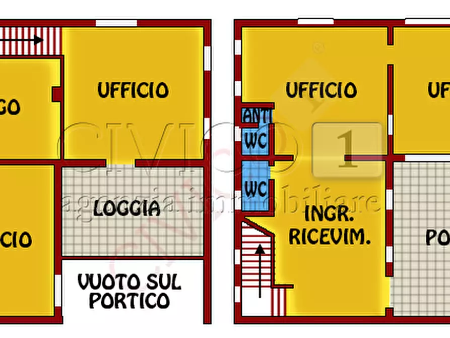 Immagine 21 di Ufficio in affitto  in Via Giuseppe Mazzini 10 a San Pietro In Gu