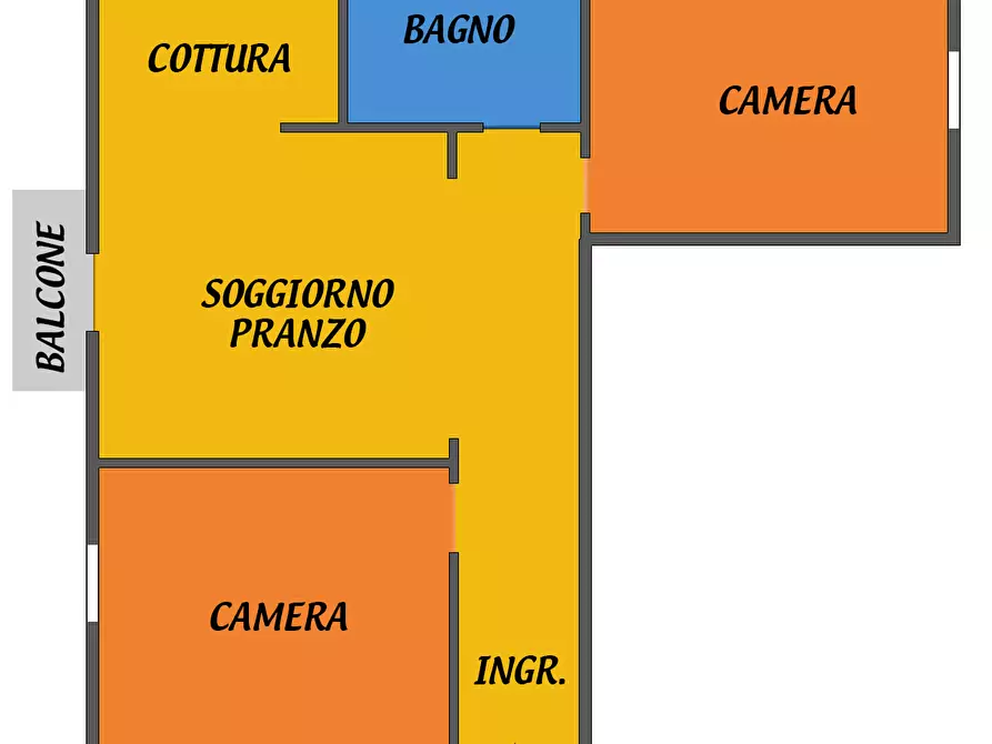 Immagine 1 di Trilocale in affitto  a Bologna