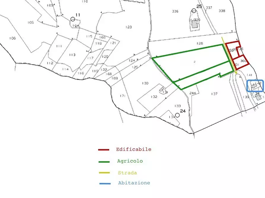 Immagine 4 di Terreno edificabile in vendita  a Colonnella