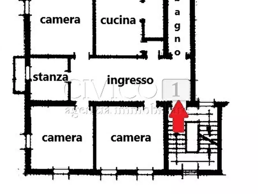 Immagine 5 di Appartamento in affitto  in Via Lepanto a Venezia