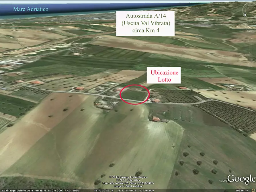 Immagine 7 di Terreno edificabile in vendita  a Colonnella