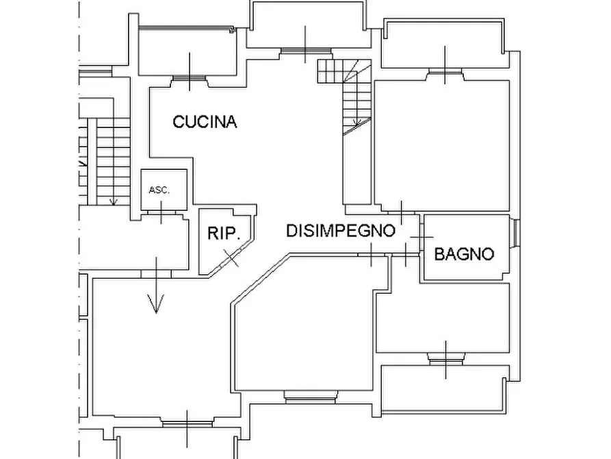 Immagine 31 di Attico in vendita  a Appignano Del Tronto
