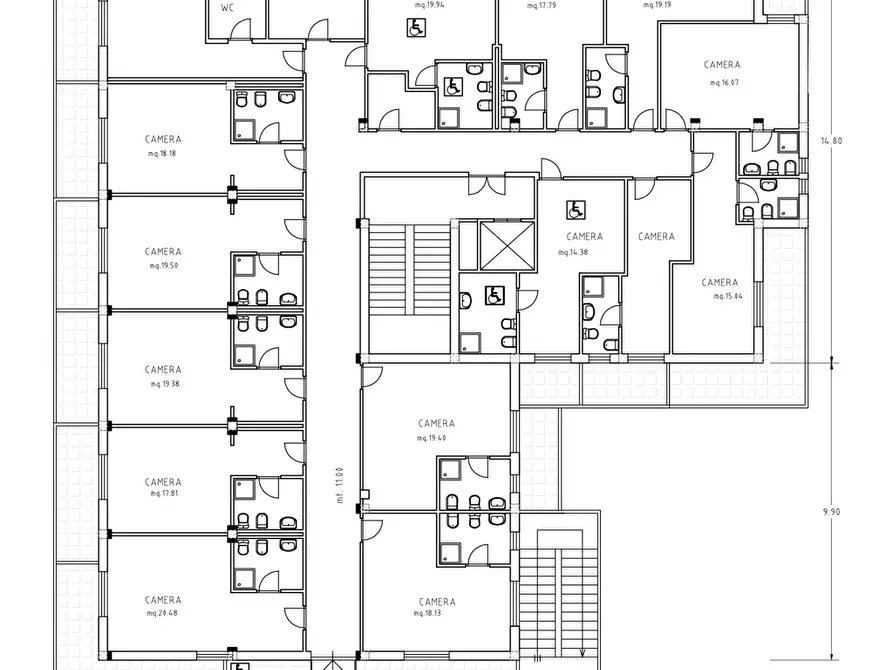 Immagine 23 di Albergo/B&B/Residence in vendita  a Alba Adriatica