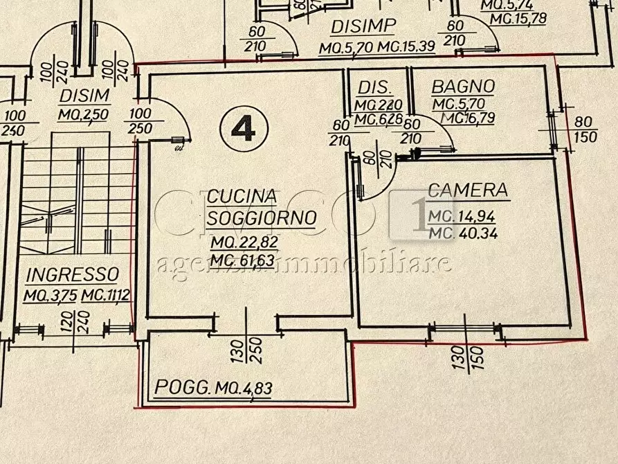 Immagine 20 di Appartamento in vendita  in Via Cà Bassa 21 a Albettone