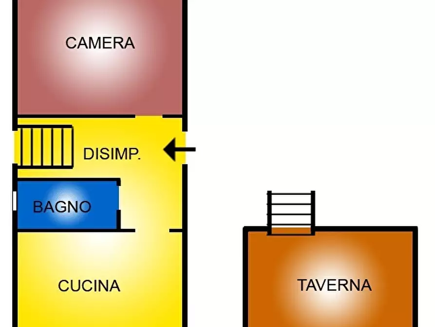 Immagine 2 di Trilocale in affitto  a Bologna