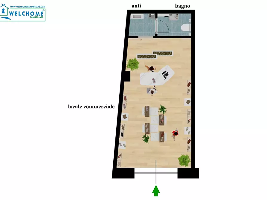 Immagine 1 di Locale commerciale in vendita  a Monserrato