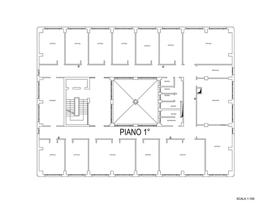 Immagine 5 di Palazzo in vendita  a Macerata