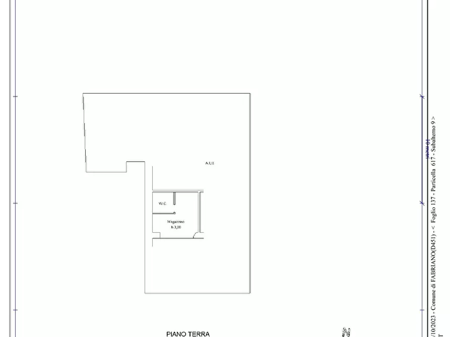 Immagine 5 di Locale commerciale in vendita  in Via Vittorio Veneto 76 a Fabriano