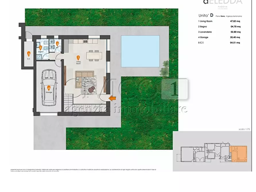 Immagine 8 di Porzione di casa in vendita  in Via Grazia Deledda a Padova