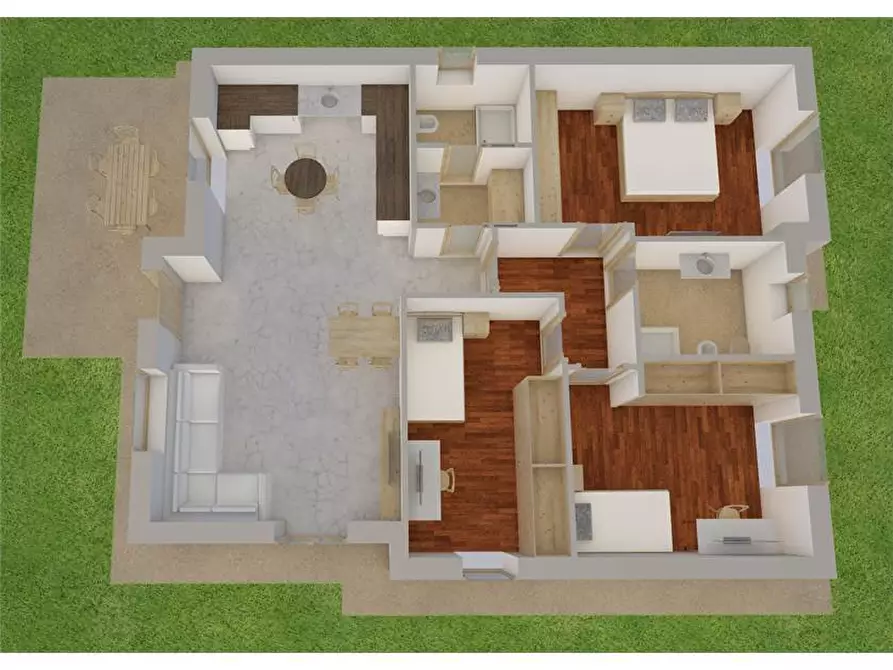 Immagine 6 di Villetta a schiera in vendita  in Via Olmarello 116 a Castelnuovo Magra