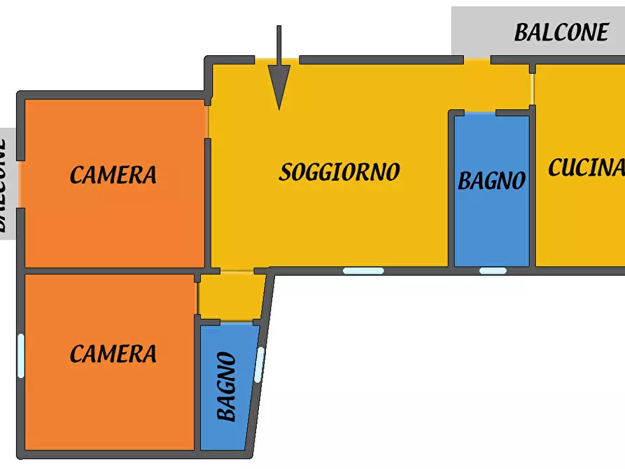 Immagine 1 di Quadrilocale in vendita  a Bologna