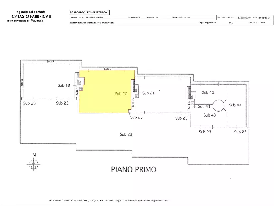 Immagine 13 di Capannone industriale in vendita  in VIA LUIGI EINUDI a Civitanova Marche