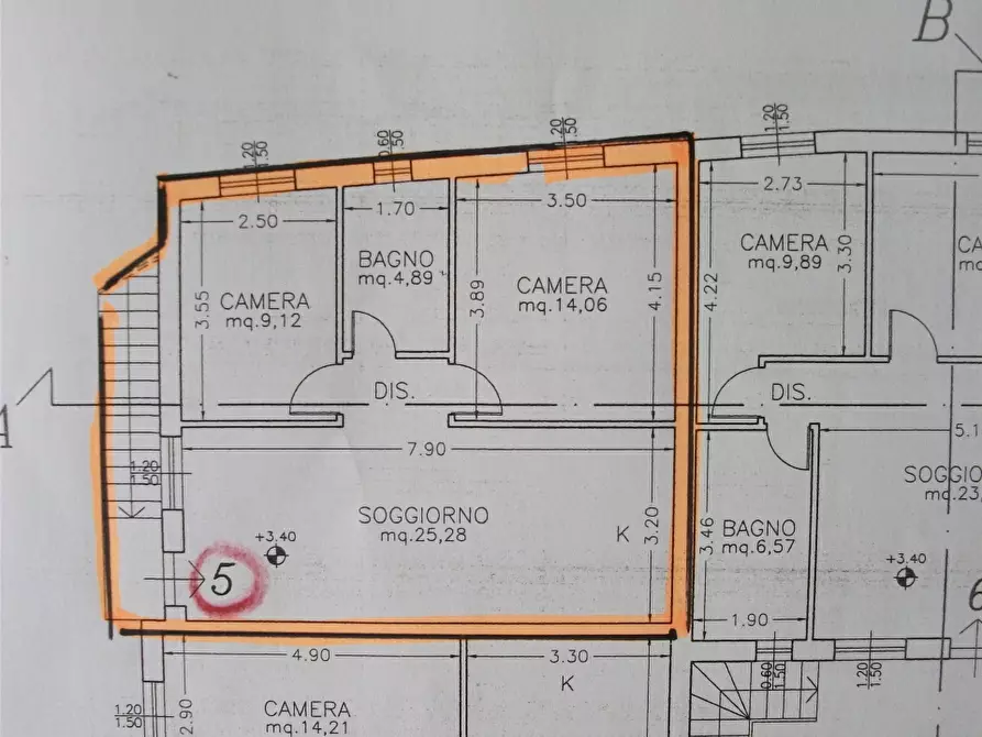Immagine 7 di Casa semindipendente in vendita  in Strada Statale 1 270 a Ortonovo