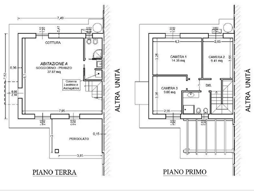 Immagine 9 di Casa semindipendente in vendita  in Via della Pace a Castelnuovo Magra