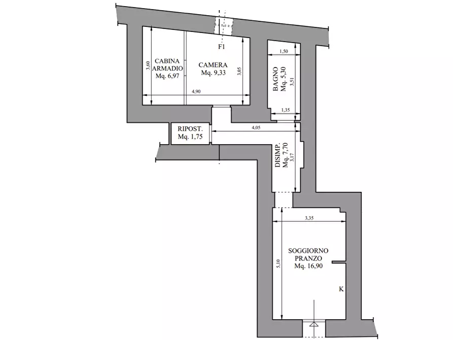 Immagine 19 di Bilocale in vendita  in Via Principe di Piemonte a Rocca Priora