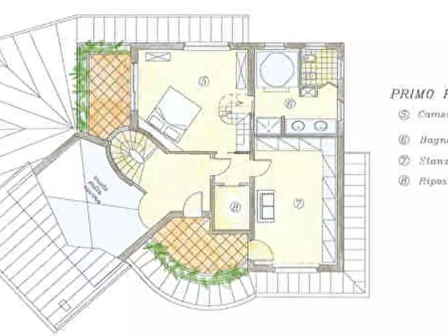 Immagine 6 di Casa indipendente in vendita  a Pineto