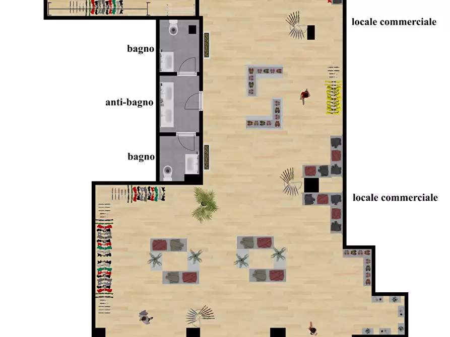 Immagine 28 di Locale commerciale in vendita  a Quartu Sant'elena