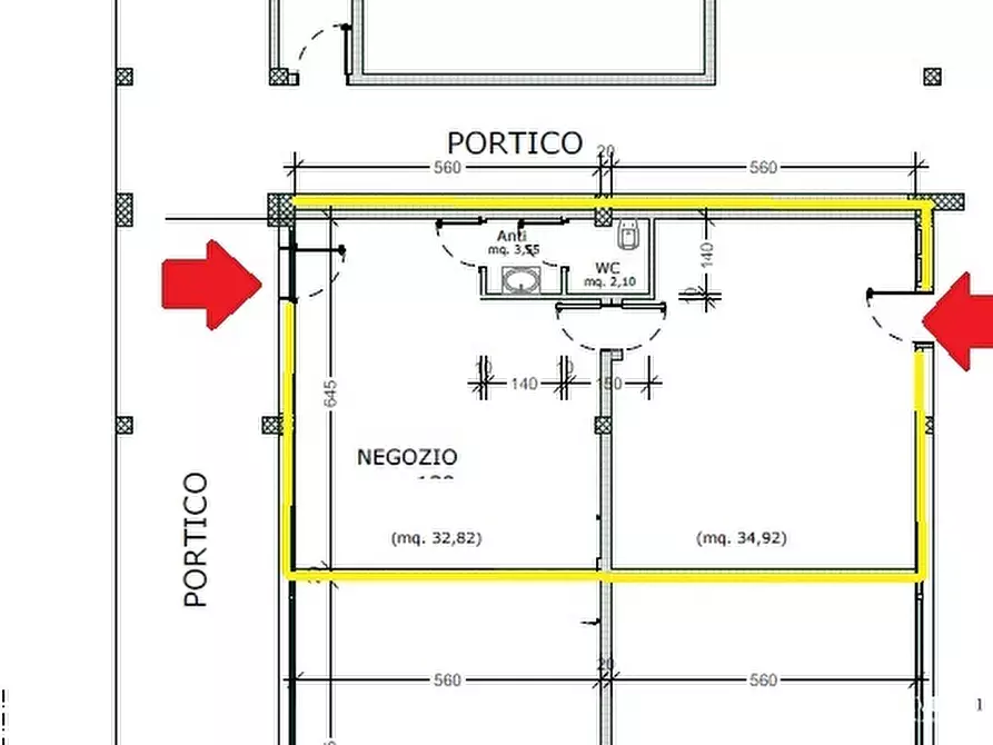 Immagine 15 di Locale commerciale in affitto  in Via Roma 110 a Vigodarzere
