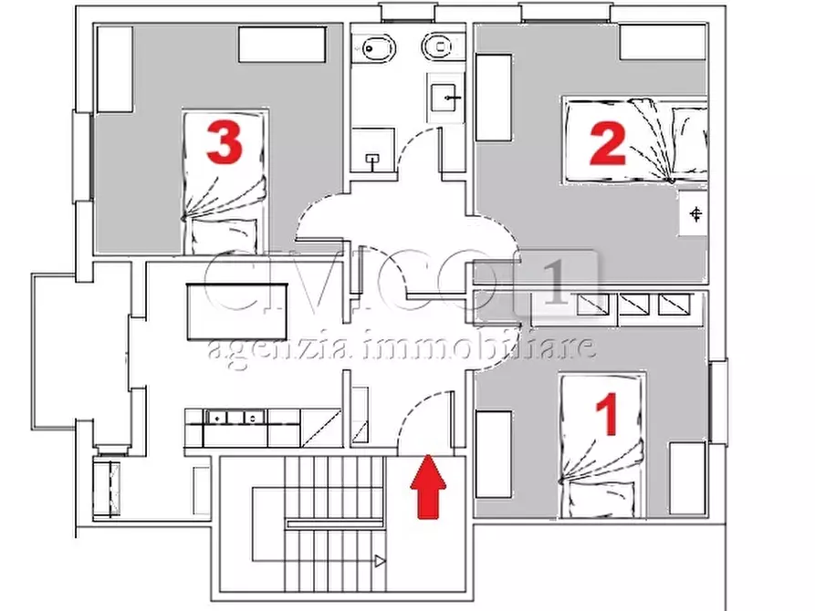 Immagine 2 di Stanza singola in affitto  in via della provvidenza 83/a a Rubano